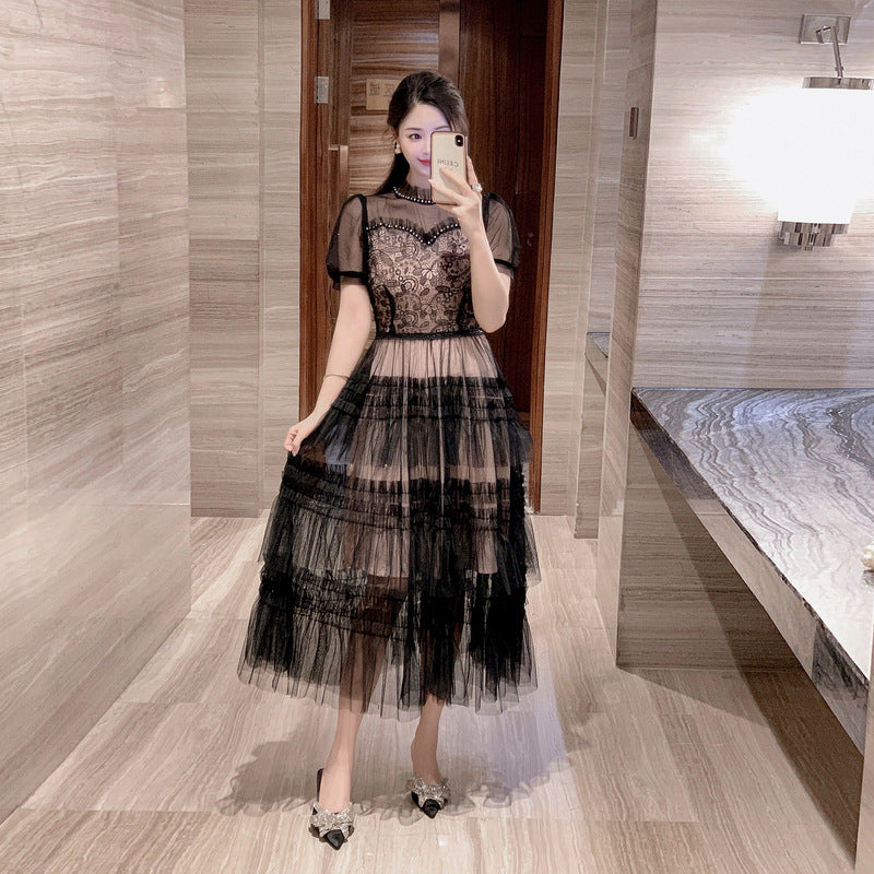 Sky Slimming Gentle Lace Fairy Dress Dresses