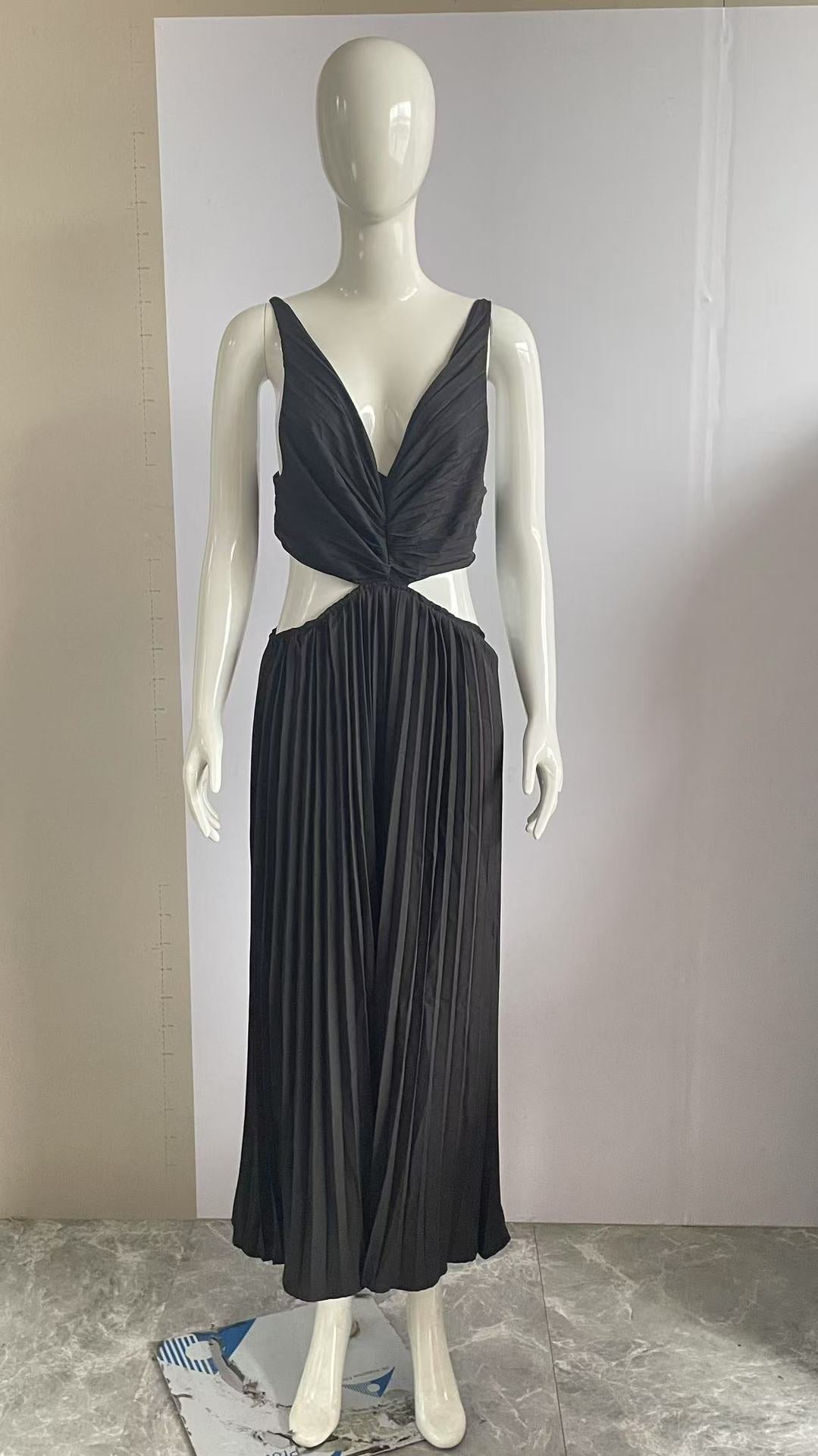 Summer Temperament Elegant Sleeveless Hollow Backless Dresses