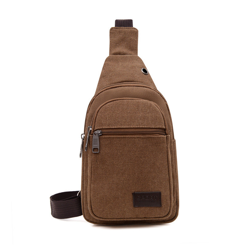 Men's Canvas Boys Night Market Trendy Men's Chest Bags