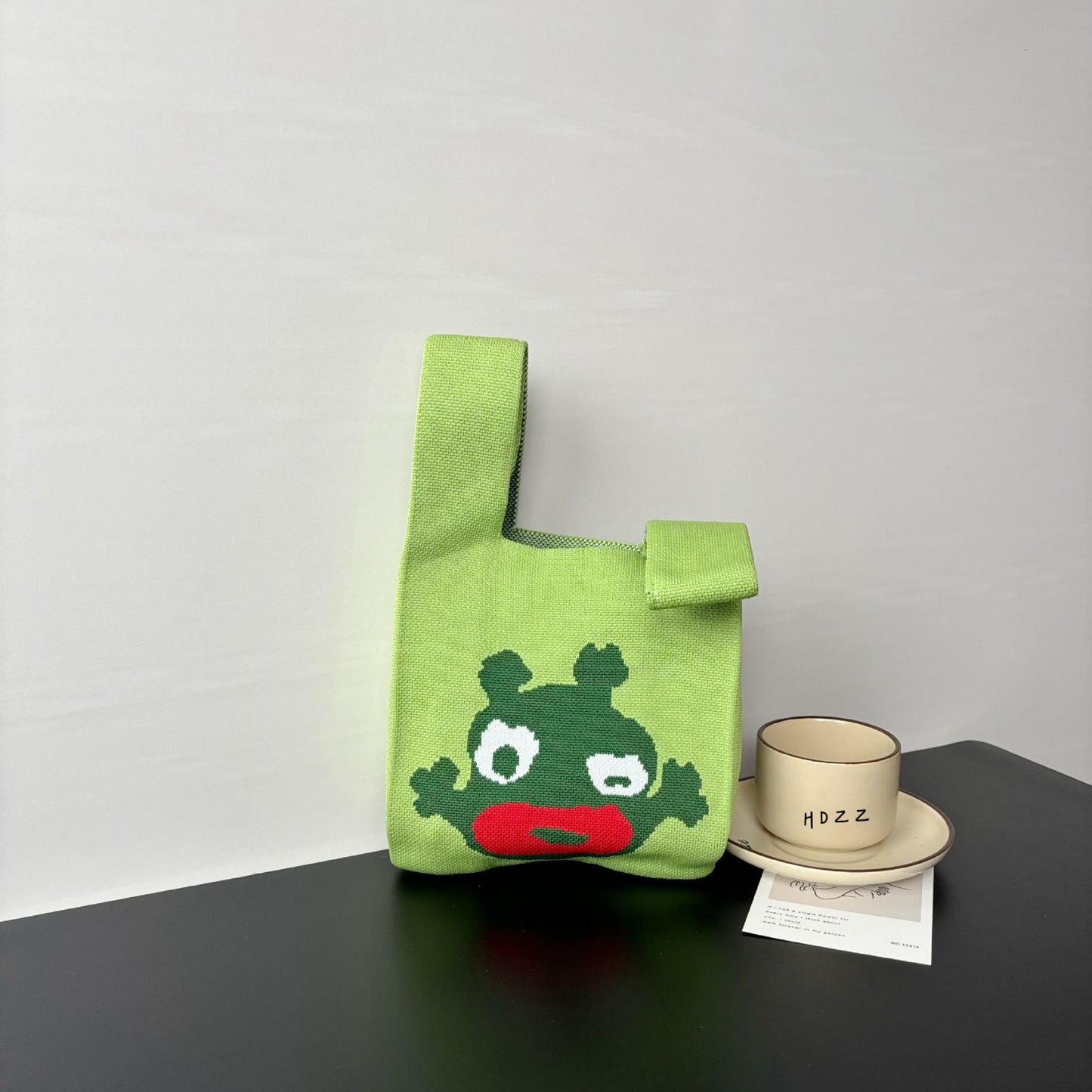 Cartoon Wrist Large Capacity Minority Hand Handbags