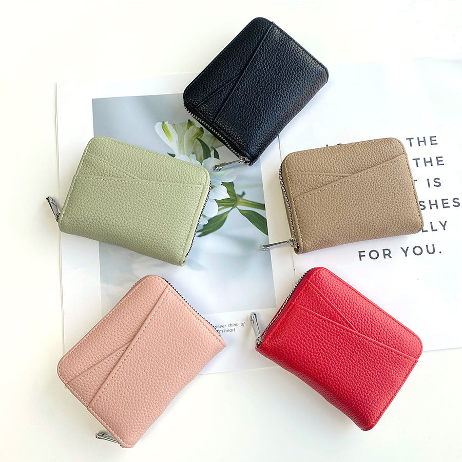 Women's Style Expanding Multiple Slots Simple Large Ladies Wallets