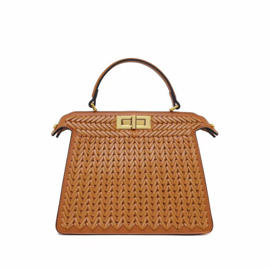 New Women's Woven Long Double Fashion Handbags