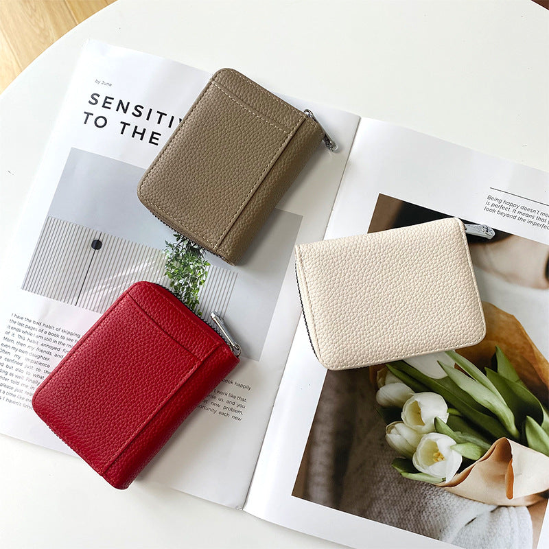 Women's Style Expanding Large Capacity Simple Zipper Ladies Wallets