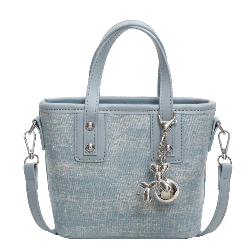 Women's Popular Summer Textured Hand Holding Crossbody Bags