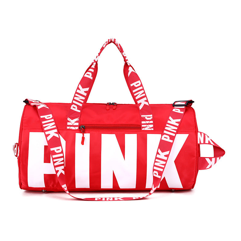 Pink Dry Wet Separation Portable Storage Travel Bags
