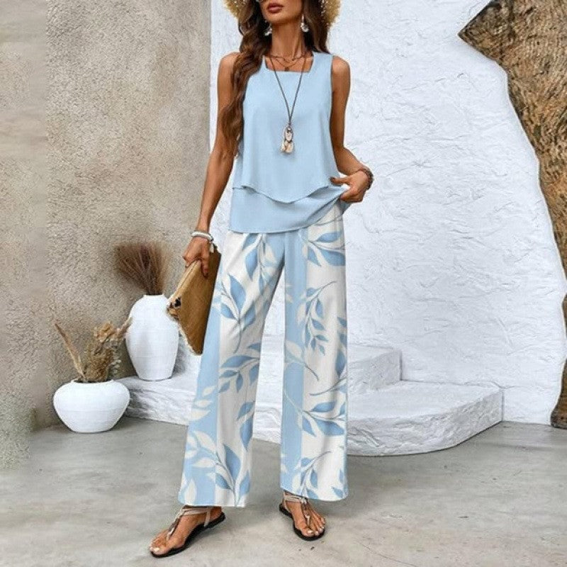Pretty Durable Beautiful Casual Women's Sleeveless Fashion Casual Suit