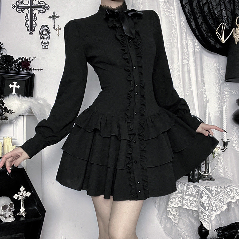 Culture Temperament Dress Autumn Dark Style Dresses