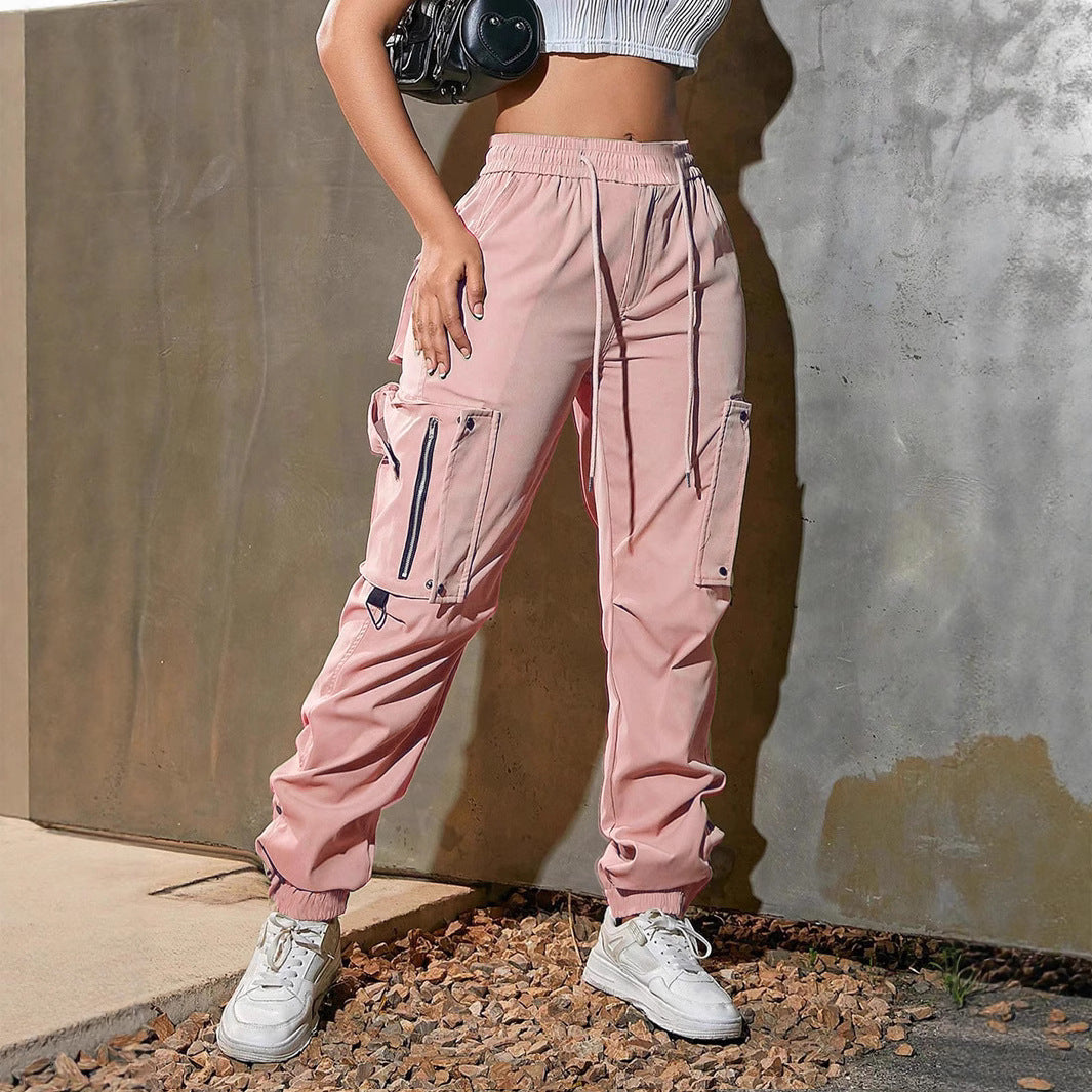 Women's Overalls Summer Beauty Sports Function Tactical Pants