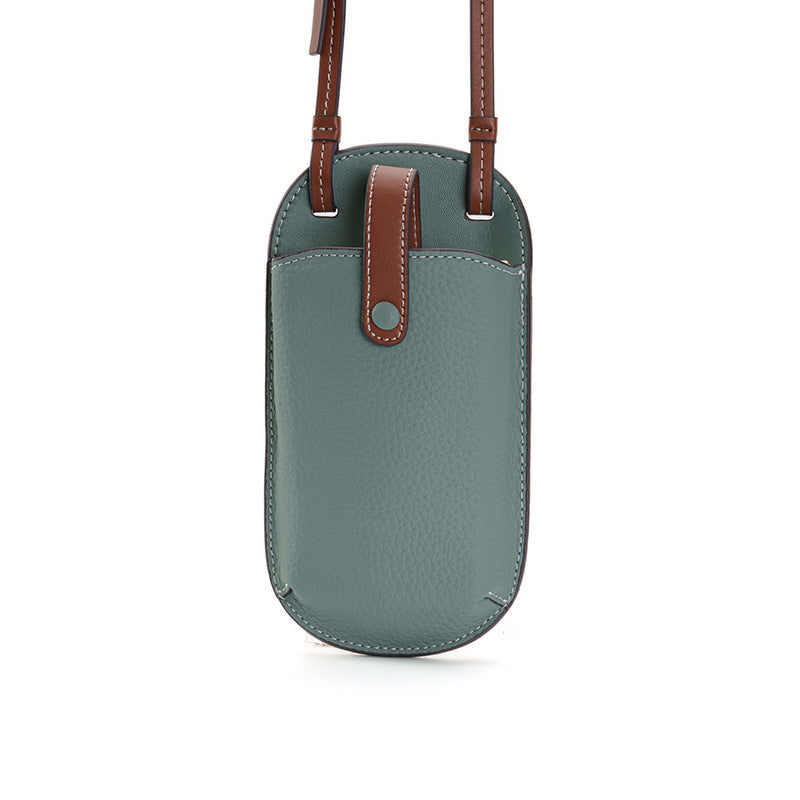 Layer Cowhide Autumn Retro Genuine Leather Phone Bags