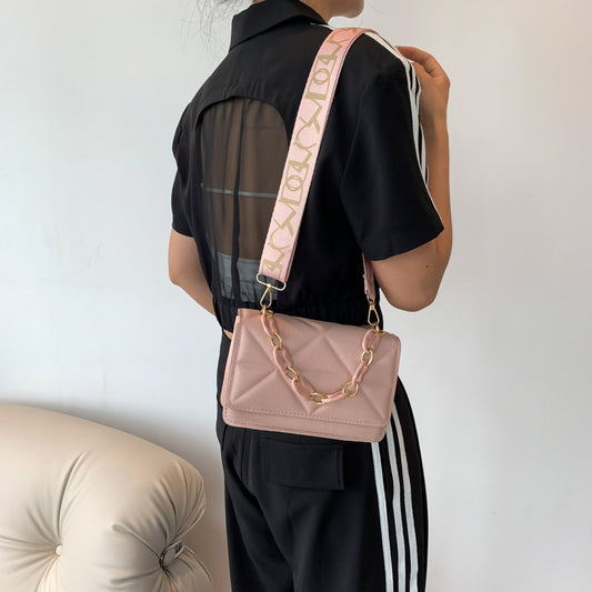 Women's Fashion Popular Chain For Texture Niche Shoulder Bags