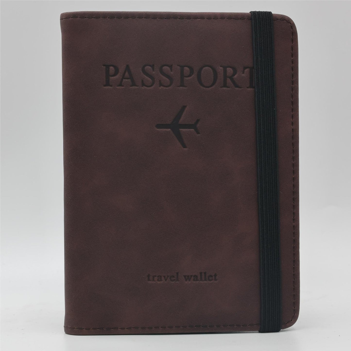 Cover Document Portable Lightweight Leather Clutch Id Package