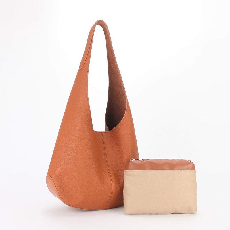 Women's High-grade Genuine Leather Fashion Lazy Simple Bags
