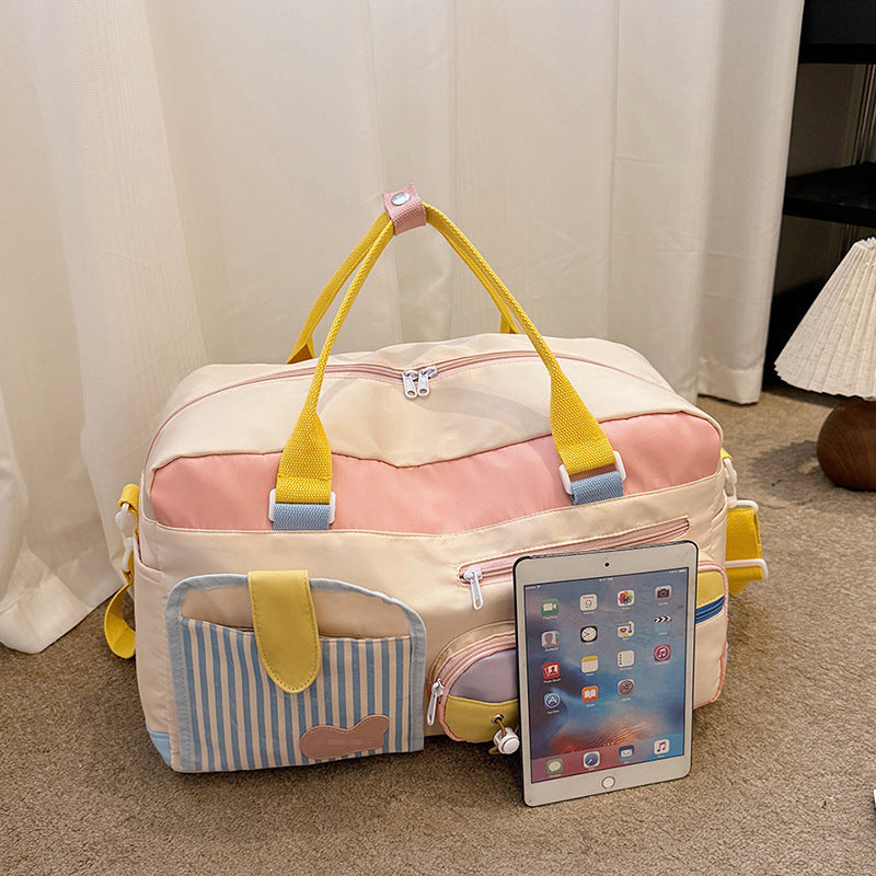 Women's Large Capacity Dry Wet Separation Yoga Fitness Travel Bags