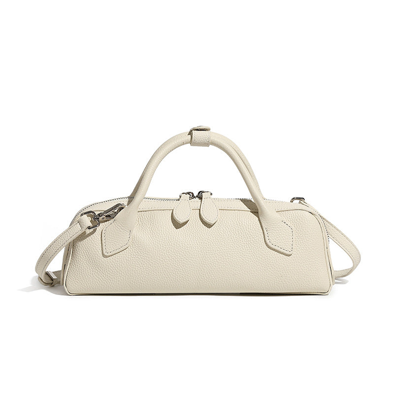 Women's Layer Leather Portable Underarm Large Capacity Handbags