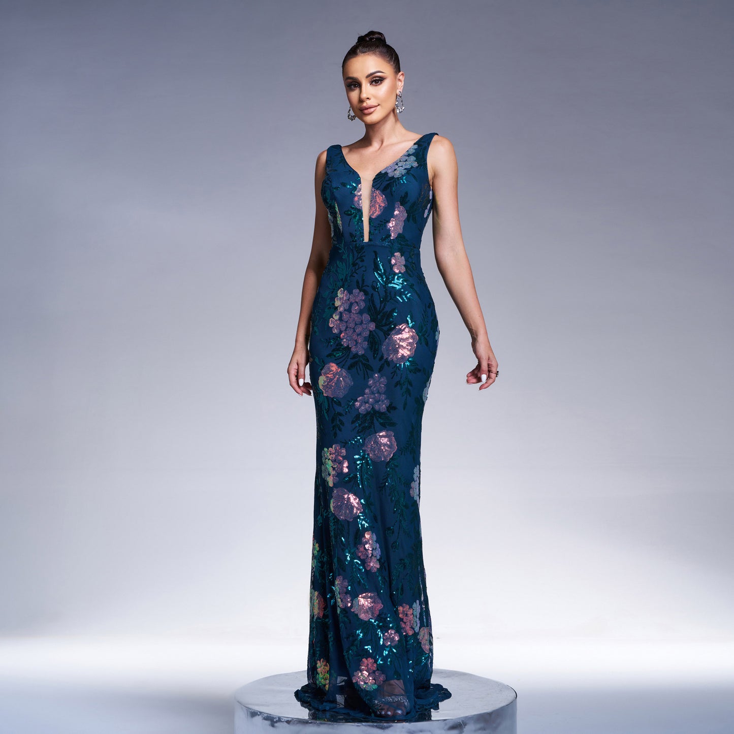Women's Elegant Sexy Sleeveless Sequins Party Dress Dresses