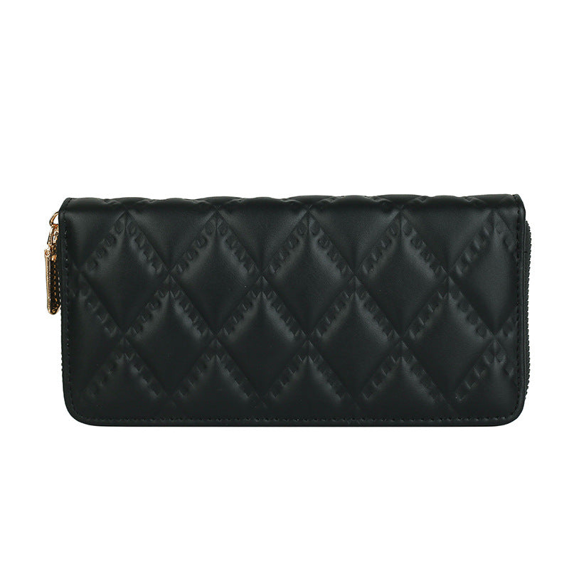 Women's Long Clutch Large Capacity Embossed Leather Ladies Wallets