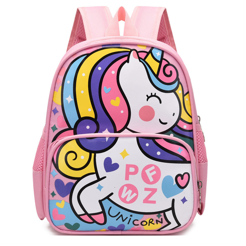 Children's Summer Cartoon Pattern Oxford Cloth Kindergarten School Bags