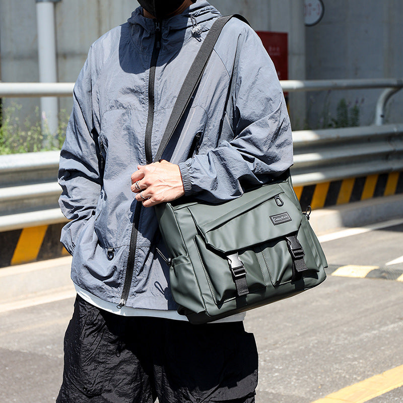 Men's Fashion Tooling Style Leisure Commute Large Men's Messenger Bags