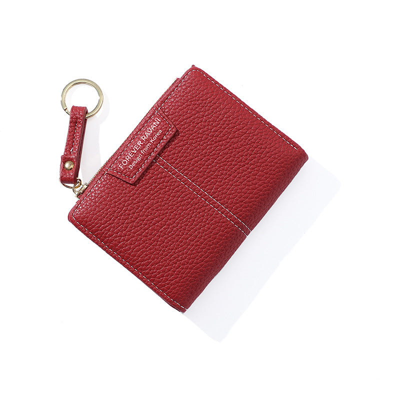 Women's Short Simple Clutch Folding Fashion Solid Ladies Wallets