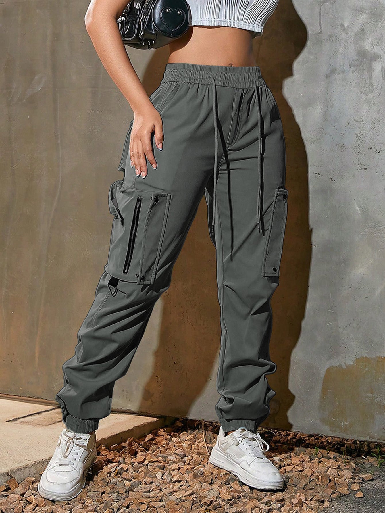 Women's Overalls Summer Beauty Sports Function Tactical Pants