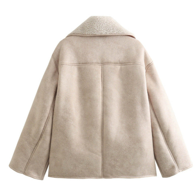 Women's Cool Attractive Suede Thick Warm Jackets