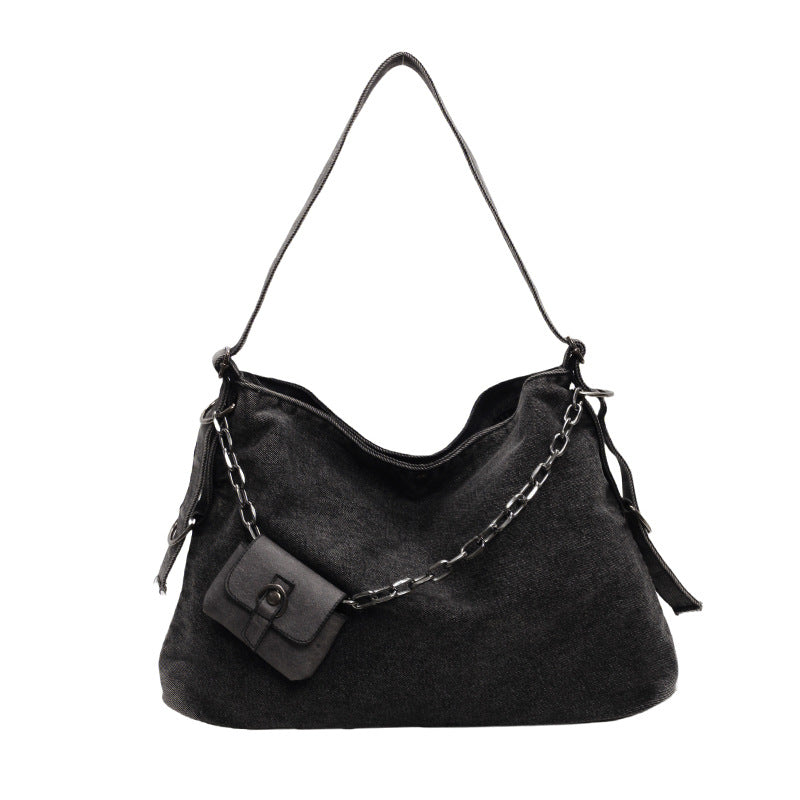 Women's Design Style Large Capacity Retro Denim Bags