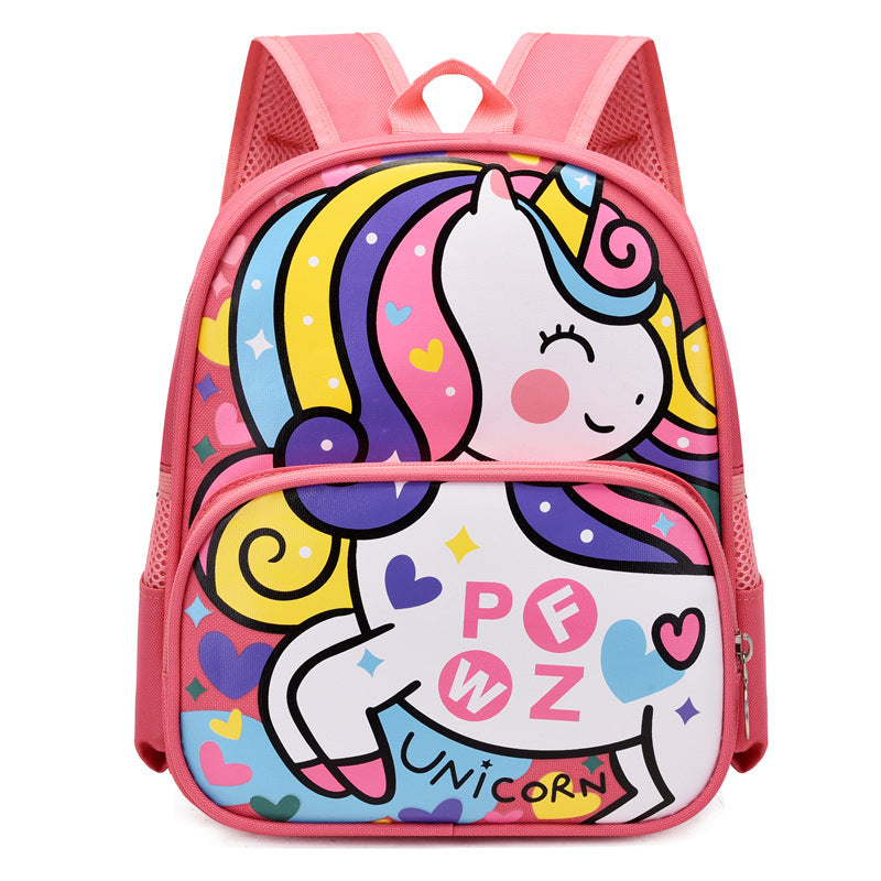 Children's Summer Cartoon Pattern Oxford Cloth Kindergarten School Bags