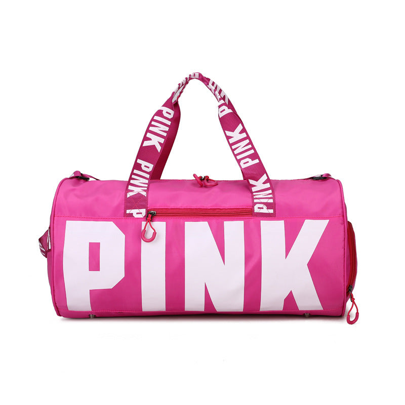 Pink Dry Wet Separation Portable Storage Travel Bags