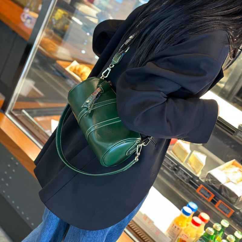 Women's Vegetable Tanned Leather Cowhide Simple Fashion Bags