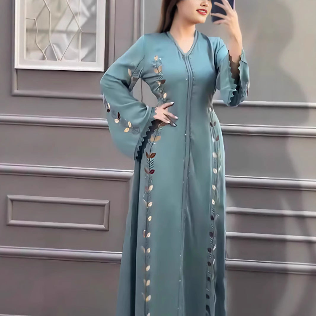 Women's Casual Dress Robe Long Female Dresses