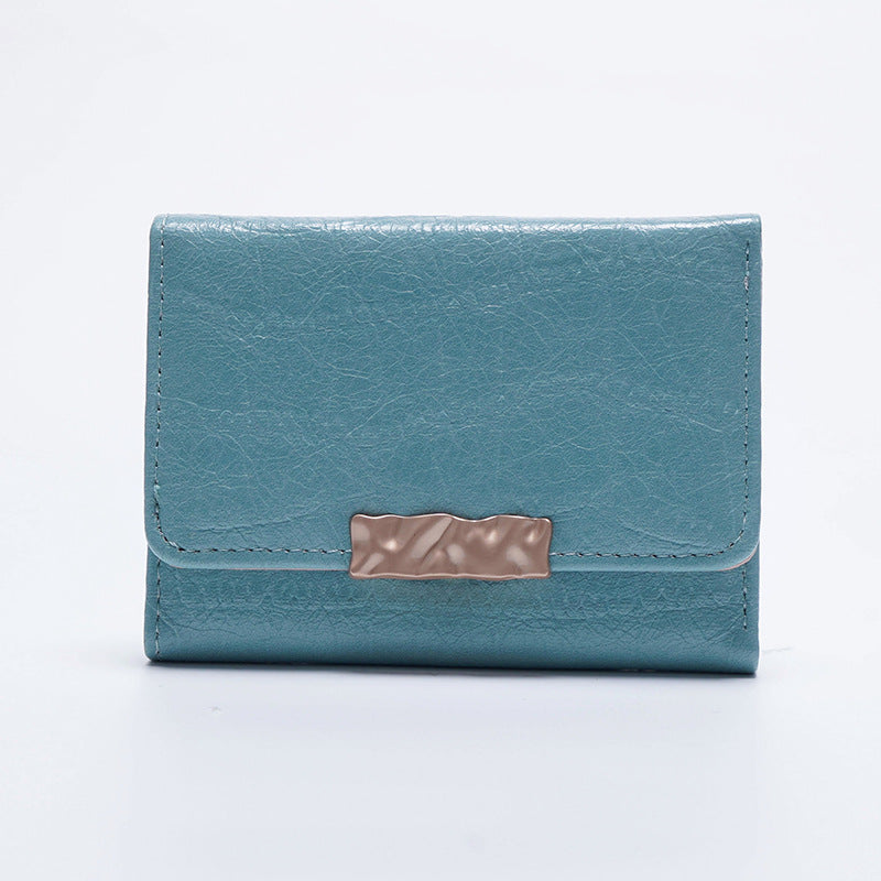 Women's Korean Style Solid Color Simple Ladies Wallets