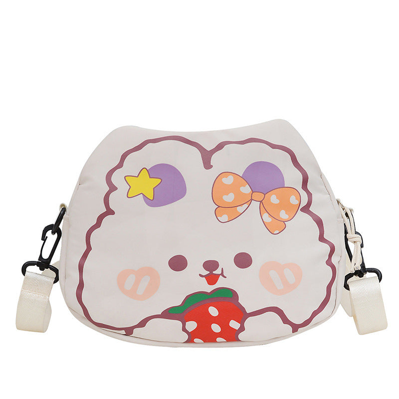 Cartoon Large Capacity Nylon Girly Sweet Shoulder Bags