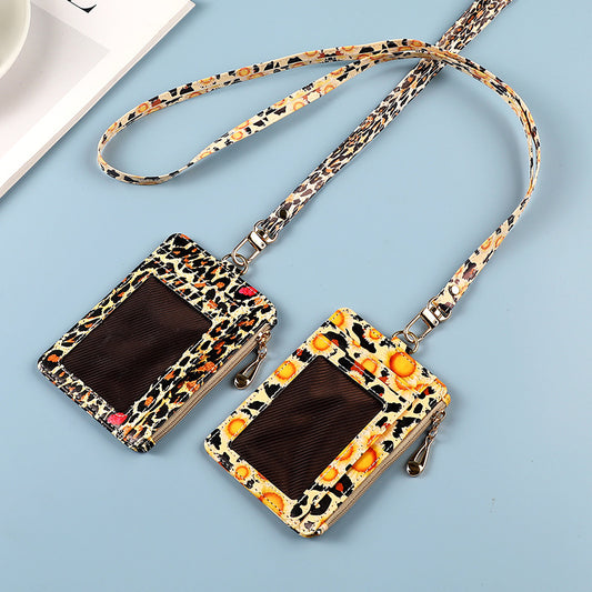 Modern Storage With Zipper Color Change Card Holder