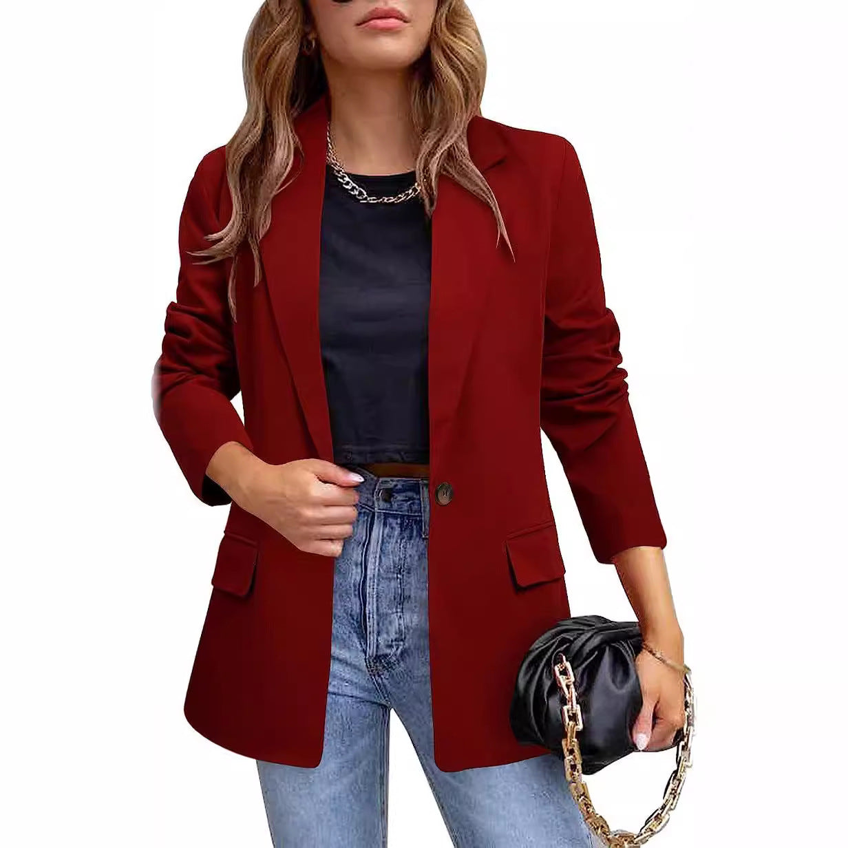 Women's Fashionable Spring Style Elegant Spandex Long-sleeved Suits