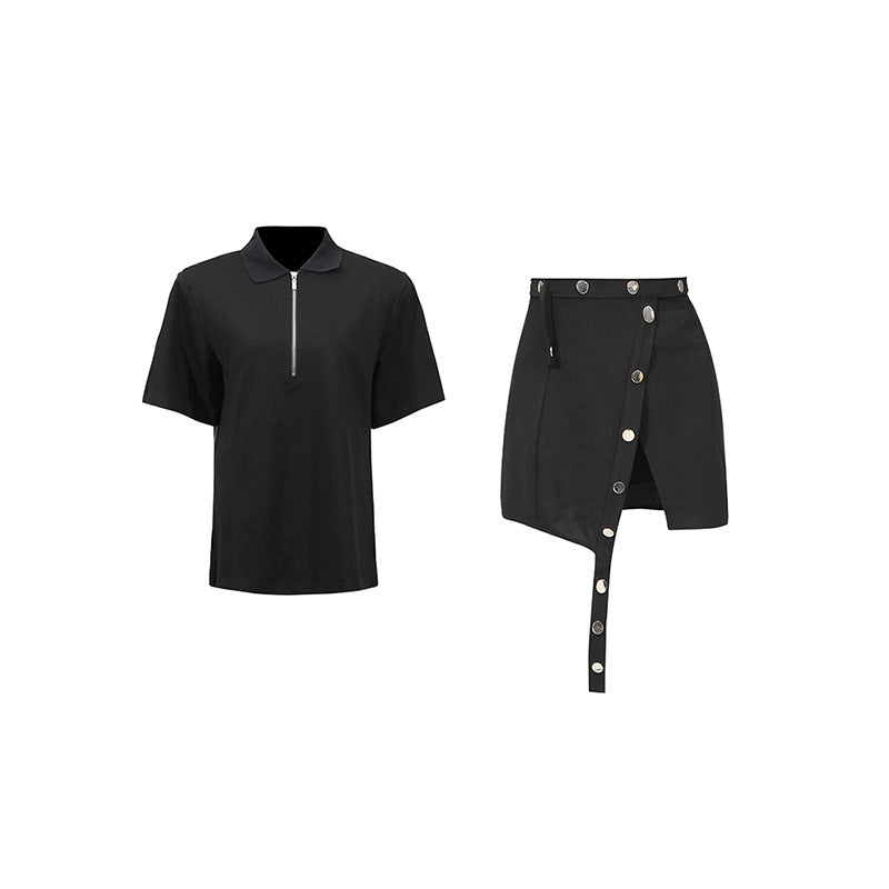 Street Hot Loose Collar Sleeve High Suits