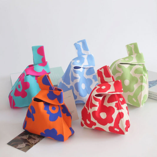 Women's Knitted Woven Vest Simple Gift Handbags