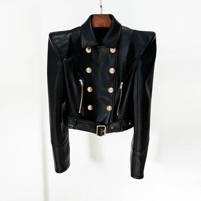 Spring Fashion Personality Shrug Double Breasted Jackets