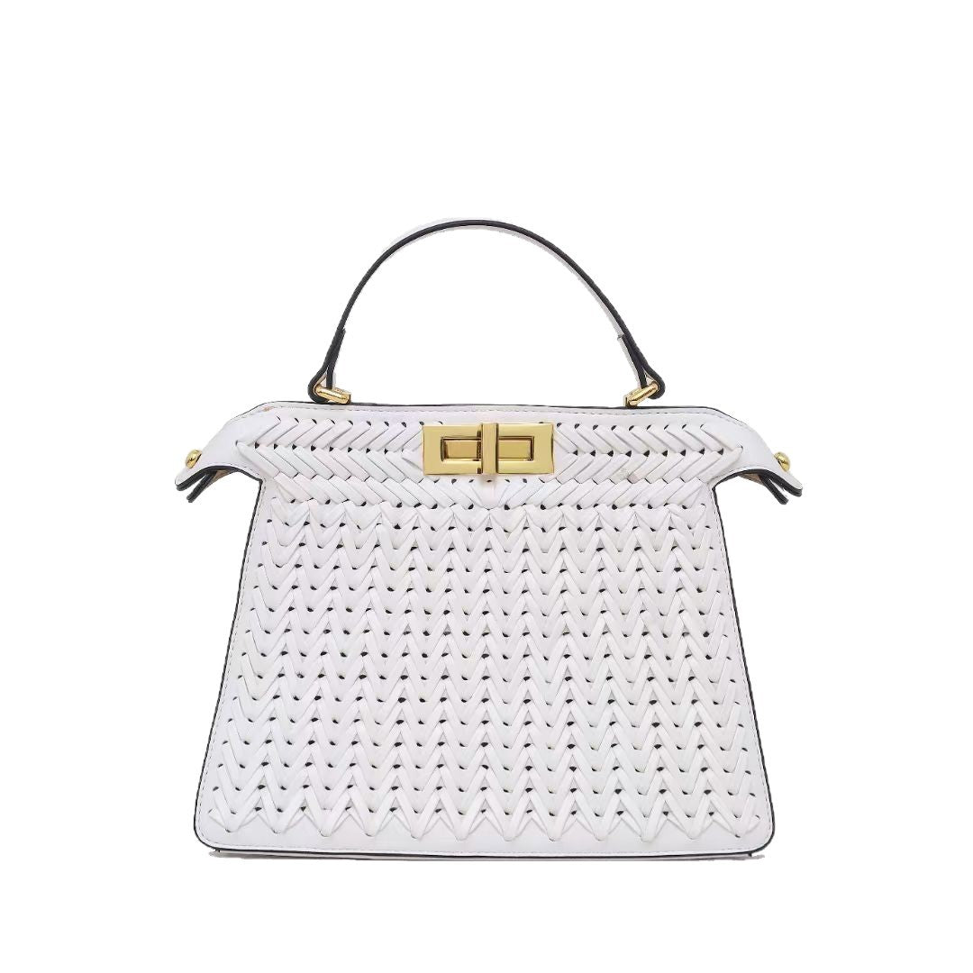 New Women's Woven Long Double Fashion Handbags