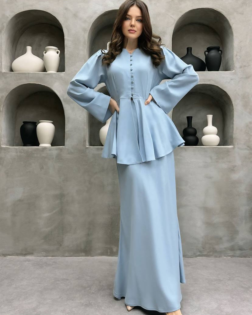 Women's Fashion Elegant Graceful Solid Color Dress Dresses