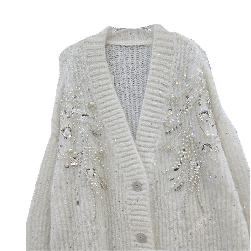 Women's European Goods Western Style French Sequins Sweaters