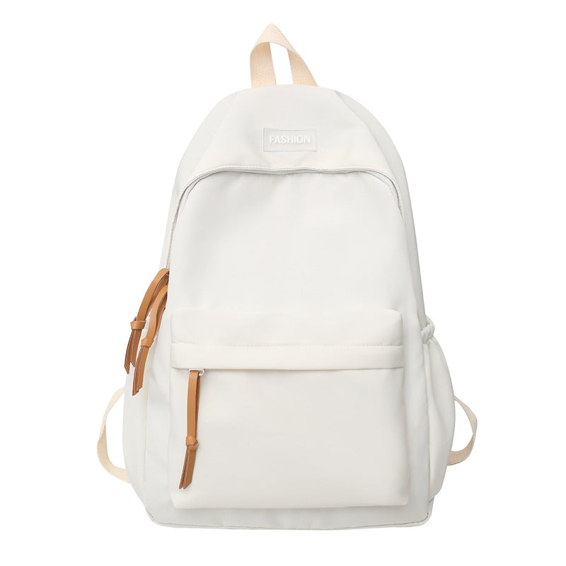 Solid Color Korean Style Early High Backpacks