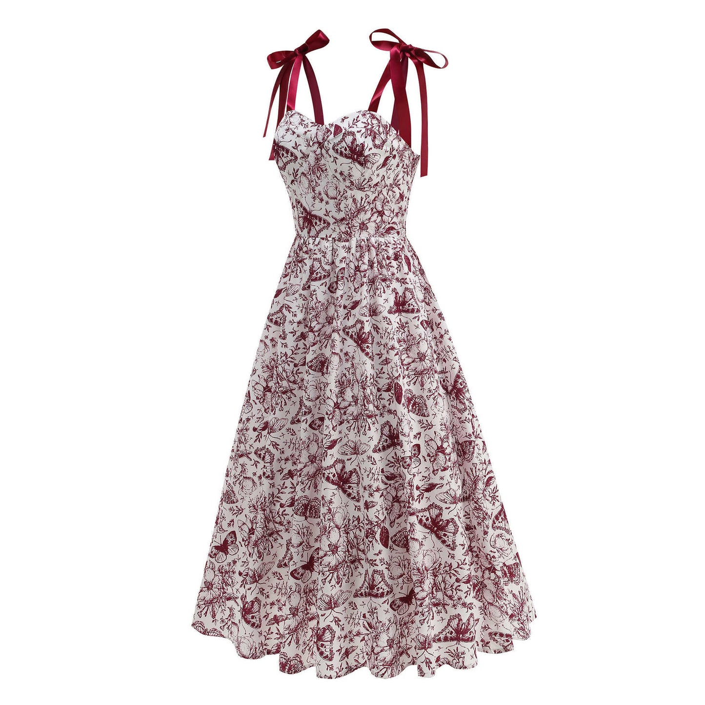 Dress Floral Printed Holiday Temperament Casual Dresses