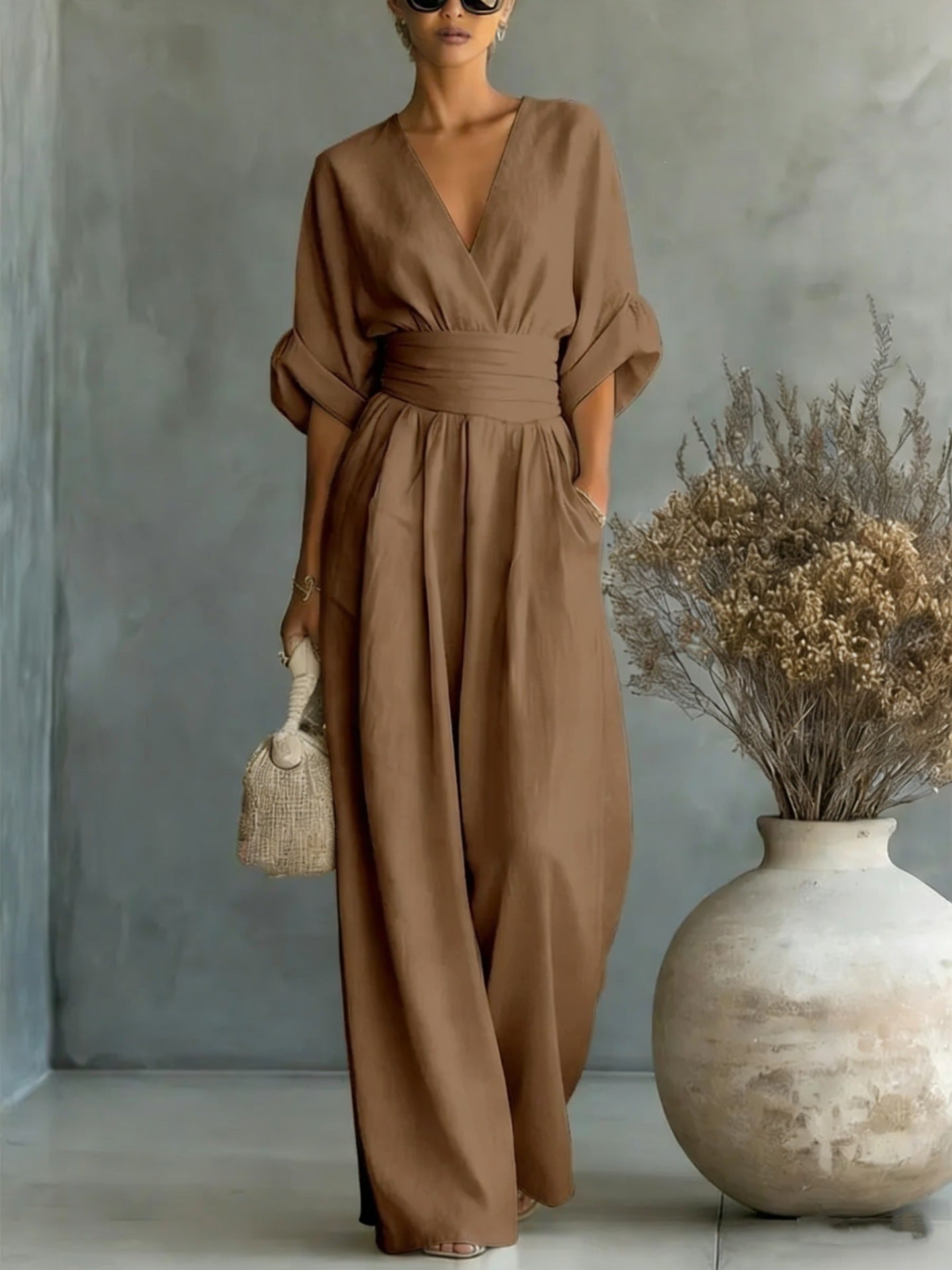 Trendy Comfortable Classy Women's Elegant Waist Women's Jumpsuit/clothing
