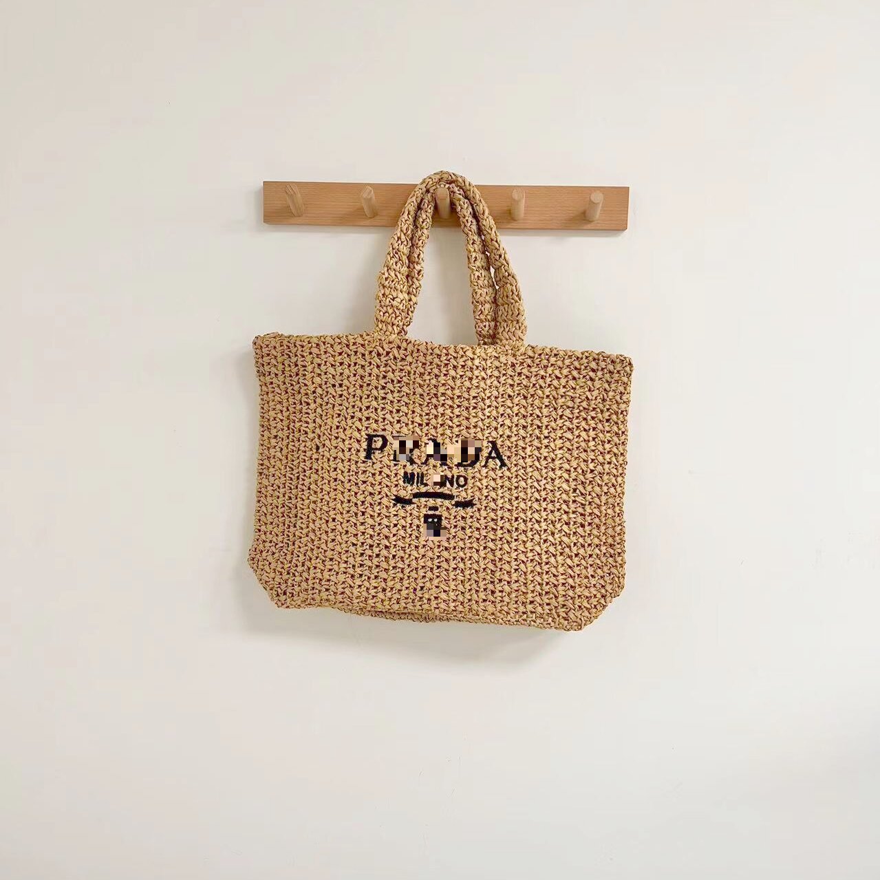 Women's Woven Handmade Beach Mori Style Solid Handbags