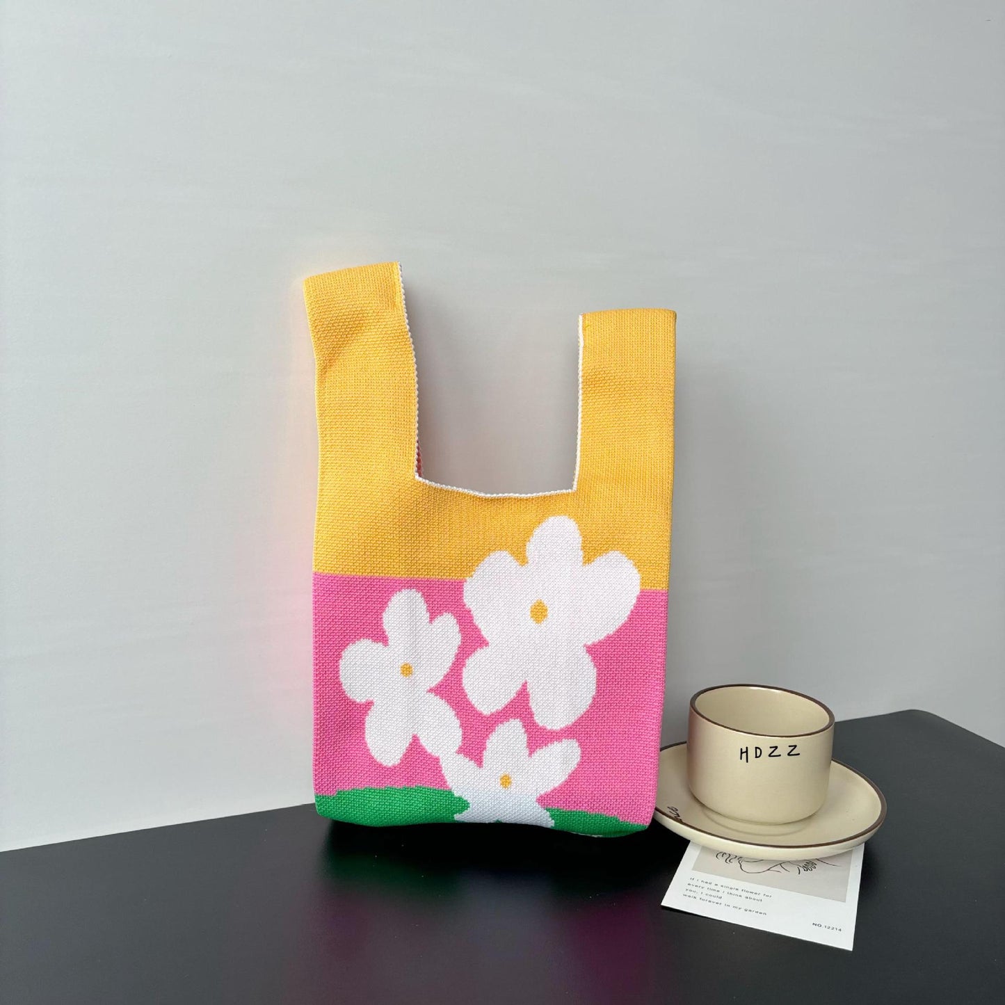 Cartoon Wrist Large Capacity Minority Hand Handbags