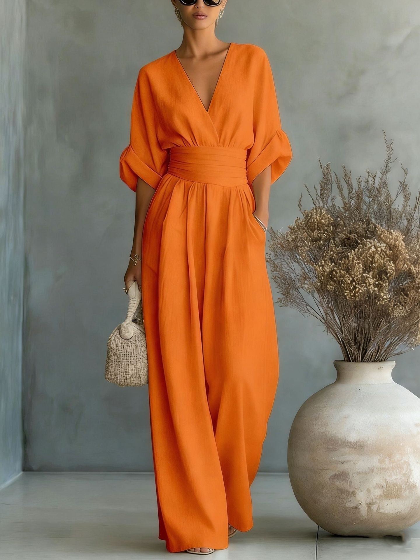 Trendy Comfortable Classy Women's Elegant Waist Women's Jumpsuit/clothing