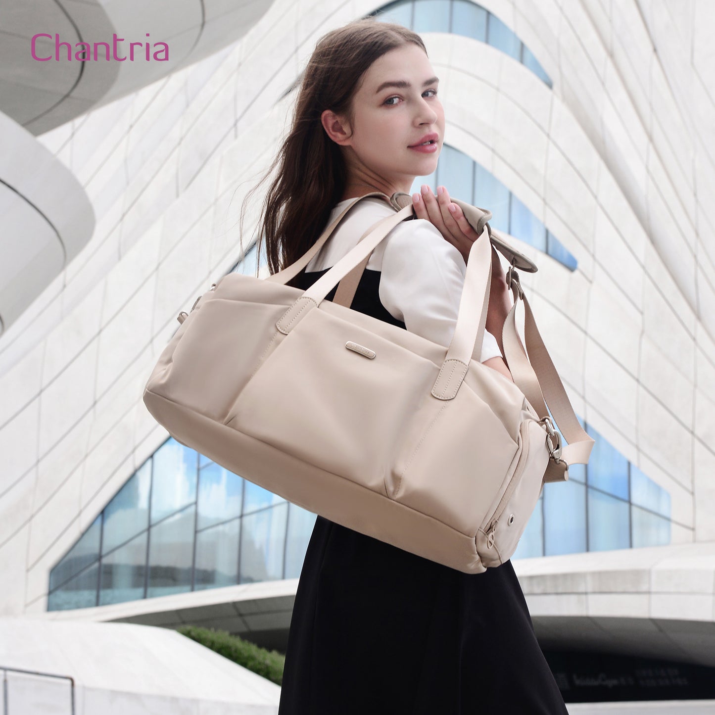 Women's Large Capacity High Sense Stylish Lightweight Travel Bags