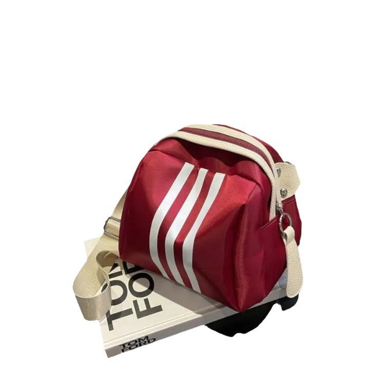 Women's Shell Nylon Cloth Popular Three-bar Crossbody Bags