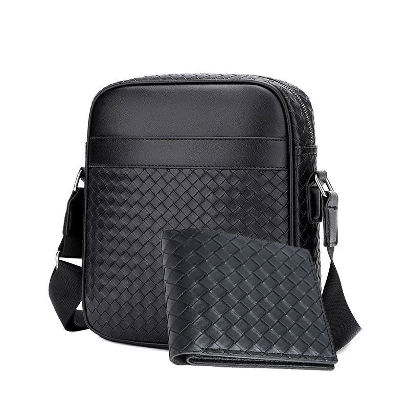 Men's Graceful Creative Plaid Fashion Leisure Men's Messenger Bags