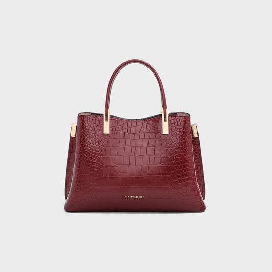 Women's Birthday Gift Temperament Mother Genuine Leather Bags